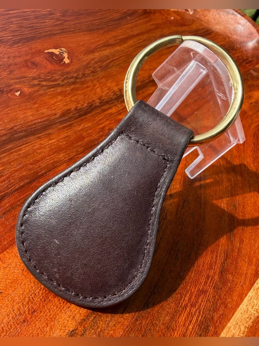 Vintage COACH Classic Key Fob Mahogany 7210 - Picture 3 of 8
